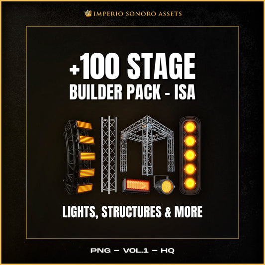 100+ Stage Builder Kit - Vol. 1 (High Quality PNGs)