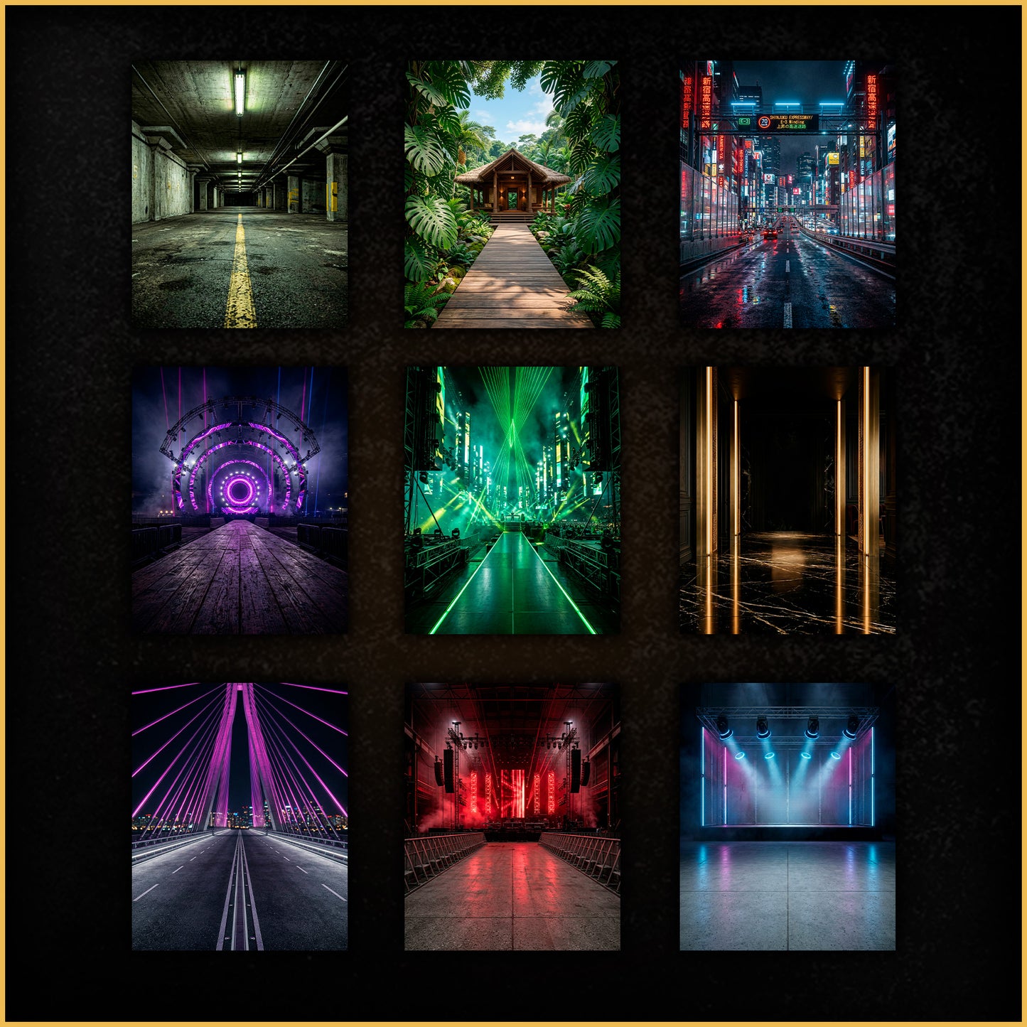 Backgrounds Vol. 4- Stadiums, Spots & Luxury (35x JPEGs)