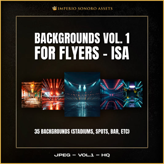 Backgrounds Vol. 1 - Stadiums, Spots & Luxury (35x JPEGs)