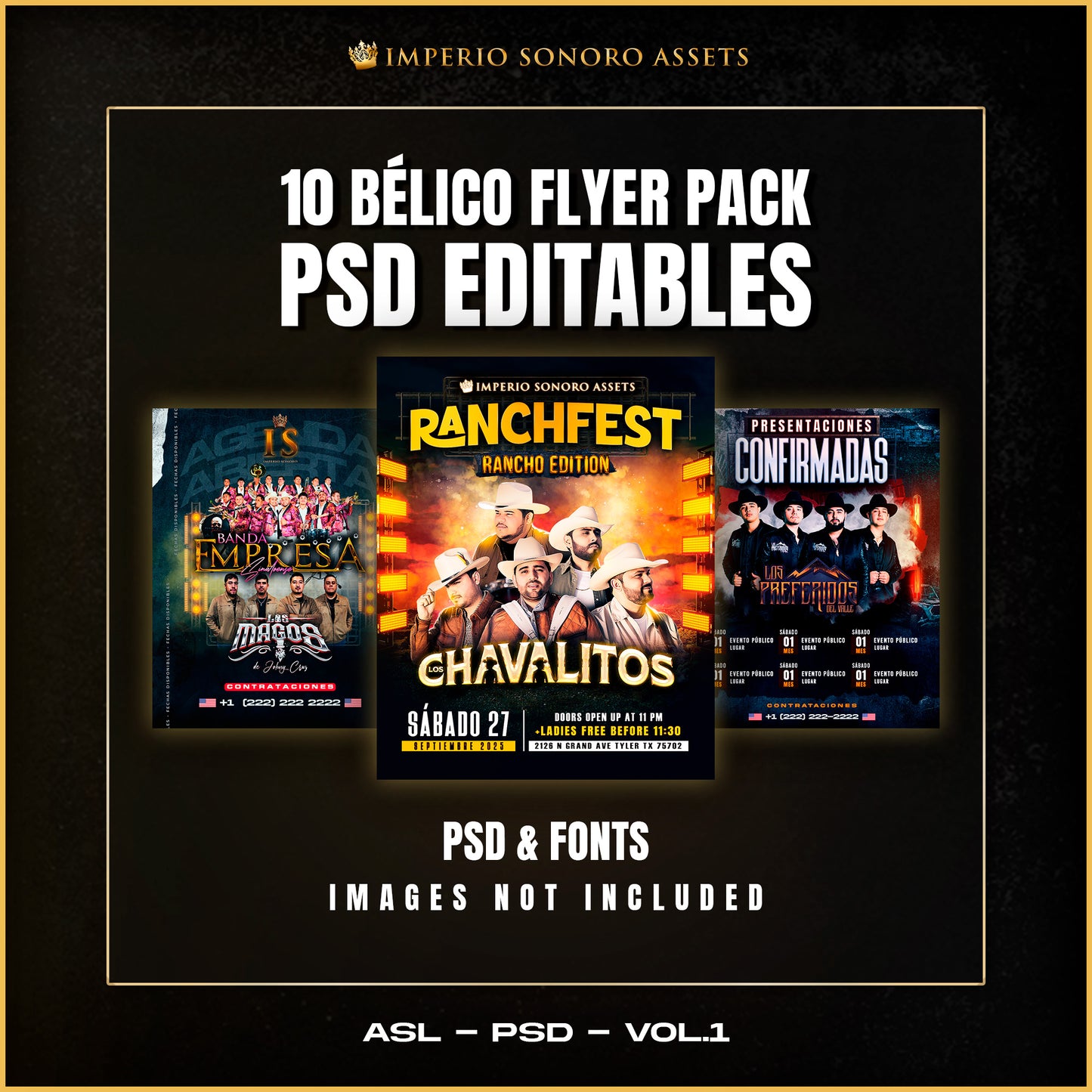 10x Bélico Flyer Pack (Fully Editable PSDs)