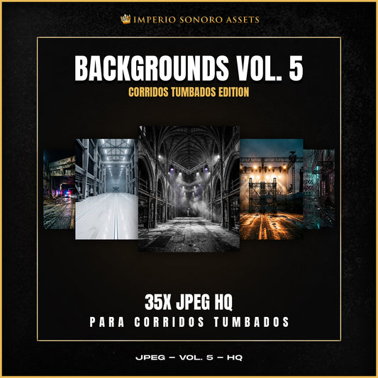 ISA Backgrounds Vol. 4 — 35 fondos de estadios, spots y lujo para flyers de Corridos Tumbados y Regional Mexicano — Imperio Sonoro Assets