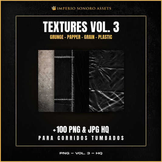 ISA Textures Vol. 2 — más de 100 overlays de textura en alta resolución para diseño profesional de flyers — Imperio Sonoro Assets