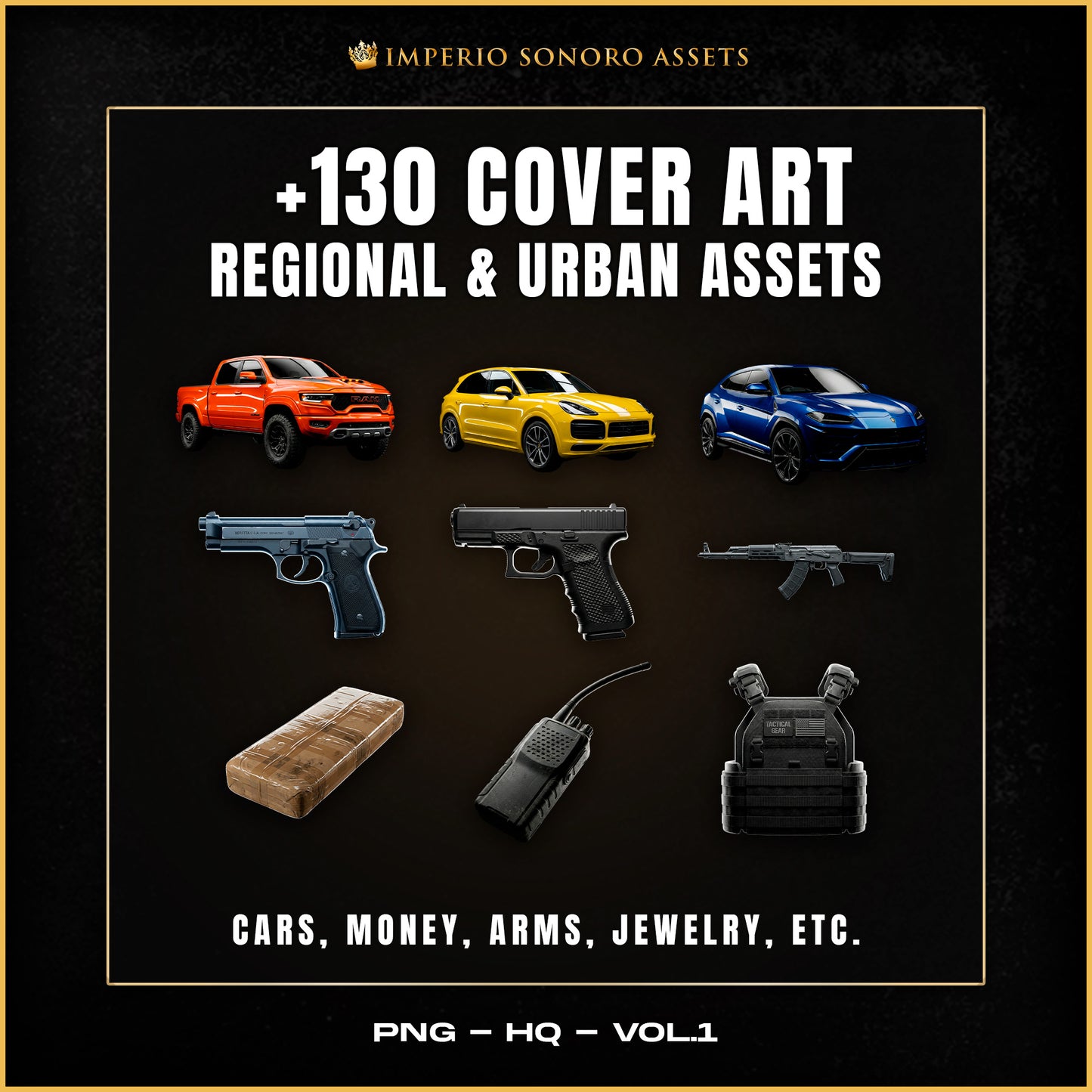 THE BUILDER PACK: 130+ Regional Assets (HQ PNG)