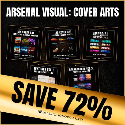 BUNDLE ARSENAL VISUAL VOL. 1: El kit completo para cover art del regional